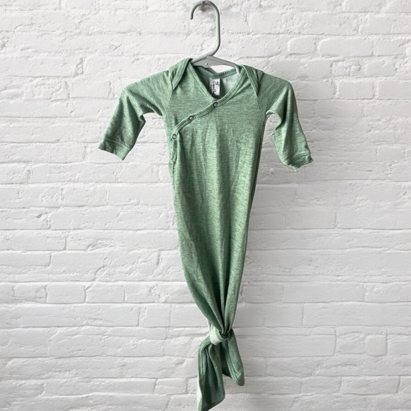 Copper Pearl // Emerson Green Baby Knotted Gown - Picture 1 of 6